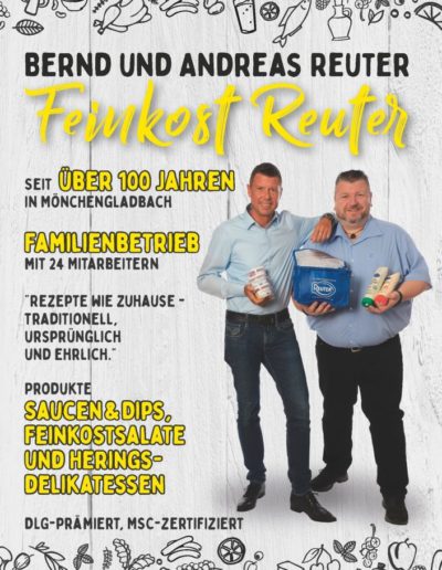 Bernd und Andreas Reuter - Feinkost Reuter